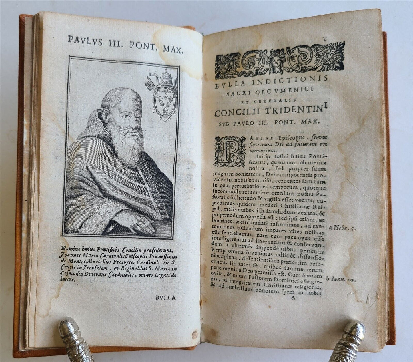 1666 SANCROSANCTI et OECUMENICI CONCILII TRIDENTINI CANONES et DECRETA antique