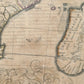 1644 MAP of SOUTH AFRICA rare AUTHENTIC