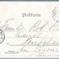 GRUSS AUS AACHEN GERMANY UNDIVIDED 1896 ANTIQUE POSTCARD