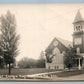 FORT FAIRFIELD ME METHODIST CHURCH ANTIQUE REAL PHOTO POSTCARD RPPC