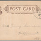 SUQUEHANNA PA POST OFFICE ANTIQUE POSTCARD