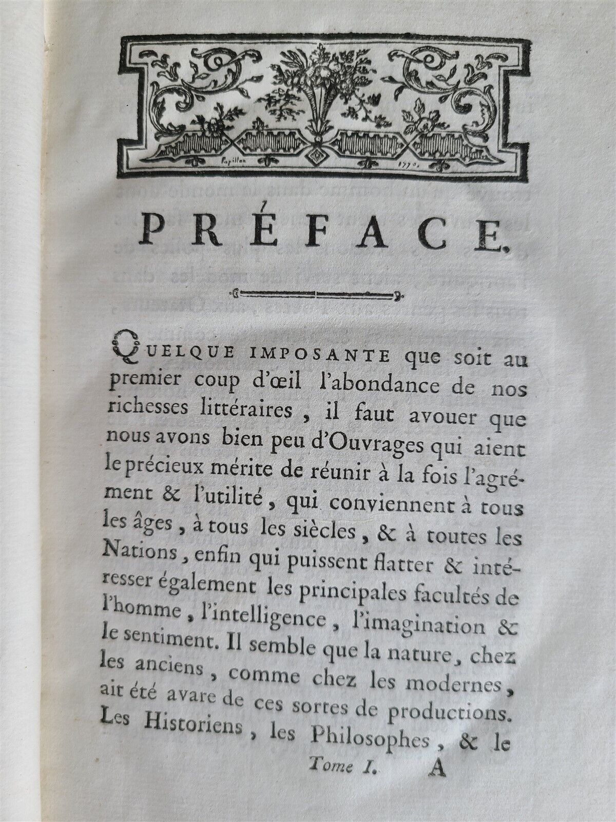 1777 HOMER ODYSSEY 2 volumes antique in FRENCH