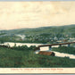 TOWANDA PA WAGON BRIDGE 1909 ANTIQUE POSTCARD