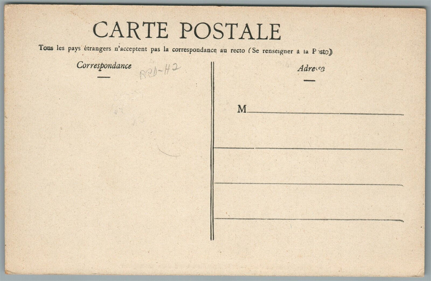 FRENCH WWI ERA MACHINE GUNNER on AIRCRAFT 1915 ANTIQUE POSTCARD