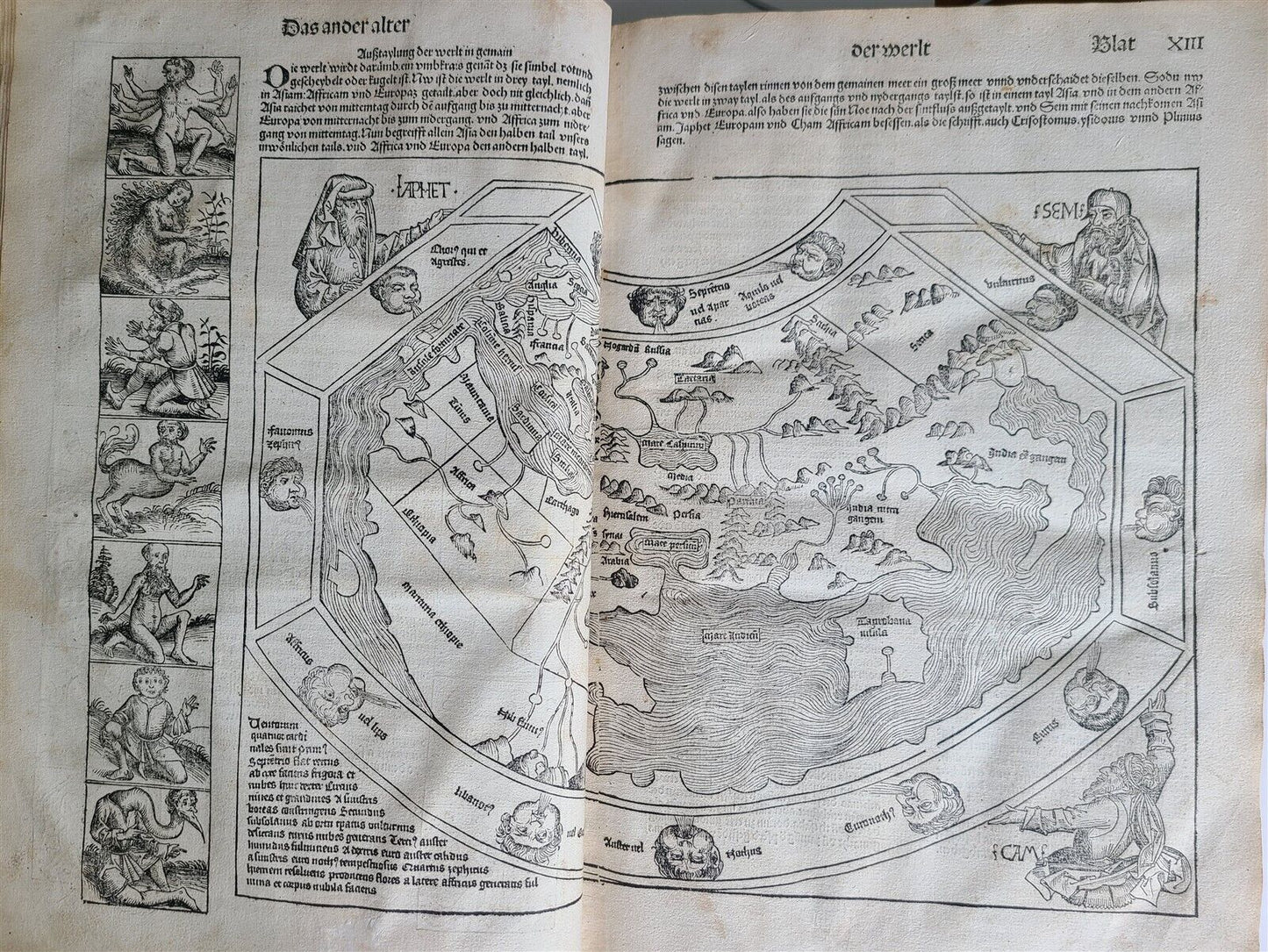 1493 NUREMBERG CHRONICLE antique INCUNABULA Liber chronicarum HARTMANN SCHEDEL