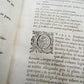 1665 VELLUM SPINE FOLIO PARMENSIS FRANCISCI BORDONI antique Vol. III