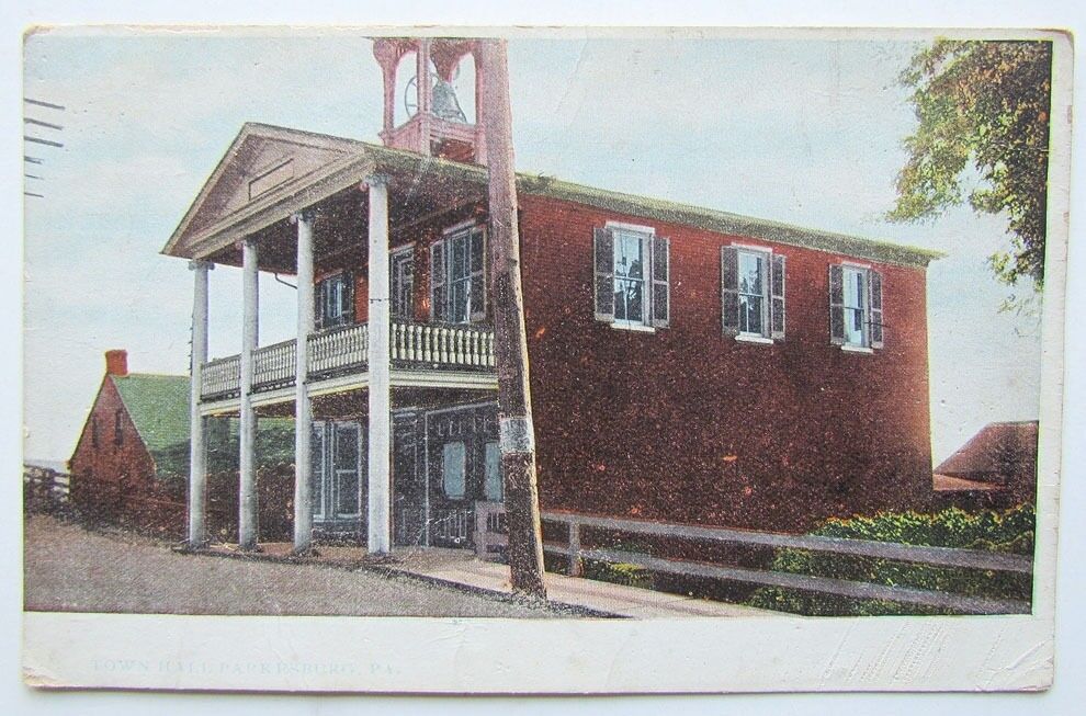 ANTIQUE POSTCARD PRINTED IN LANCASTER PA