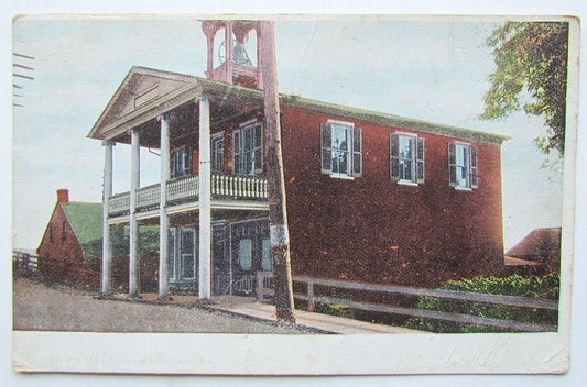 ANTIQUE POSTCARD PRINTED IN LANCASTER PA