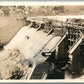 WATREBURY DAM VT VINTAGE REAL PHOTO POSTCARD RPPC