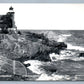 EAGLE HARBOR MI LIGHT HOUSE ANTIQUE REAL PHOTO POSTCARD RPPC