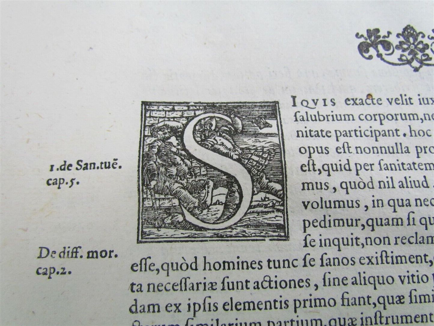 1574 MEDICAL TREATISE DONATI ALTOMARE antique VELLUM BOUND FOLIO rare