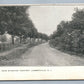 LAMBERTVILLE NJ RIVER ROAD NEAR RIVERVIEW CEMETERY ANTIQUE POSTCARD