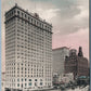 NEW YORK NY WHITEHALL BUILDING & No.1 BROADWAY ANTIQUE POSTCARD