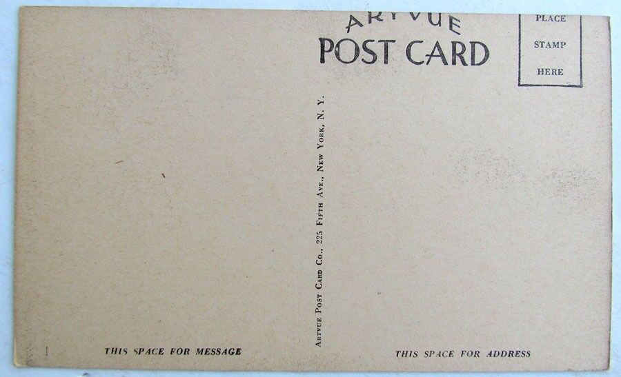 VINTAGE POSTCARD GREYBARNS RECREATION ROOM WARD MANOR RED HOOK NY