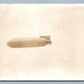 DIRIGIBLE ANTIQUE REAL PHOTO POSTCARD RPPC ZEPPELIN