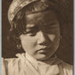 RUSSIA UZBEK GIRL PORTRAIT ANTIQUE POSTCARD SHTERNBERG PHOTO