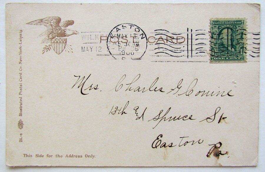 1906 POSTCARD HOLLENBACK COAL EXCHANGE WYOMING VALLEY HOTEL WILKES-BARRE PA