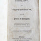 1826 COMPLAINT or NIGHT THOUGTHS & FORCE of RELIGION by E.YOUNG AMERICANA BOSTON