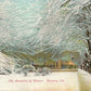WARREN PA WINTER SCENE 1909 ANTIQUE POSTCARD