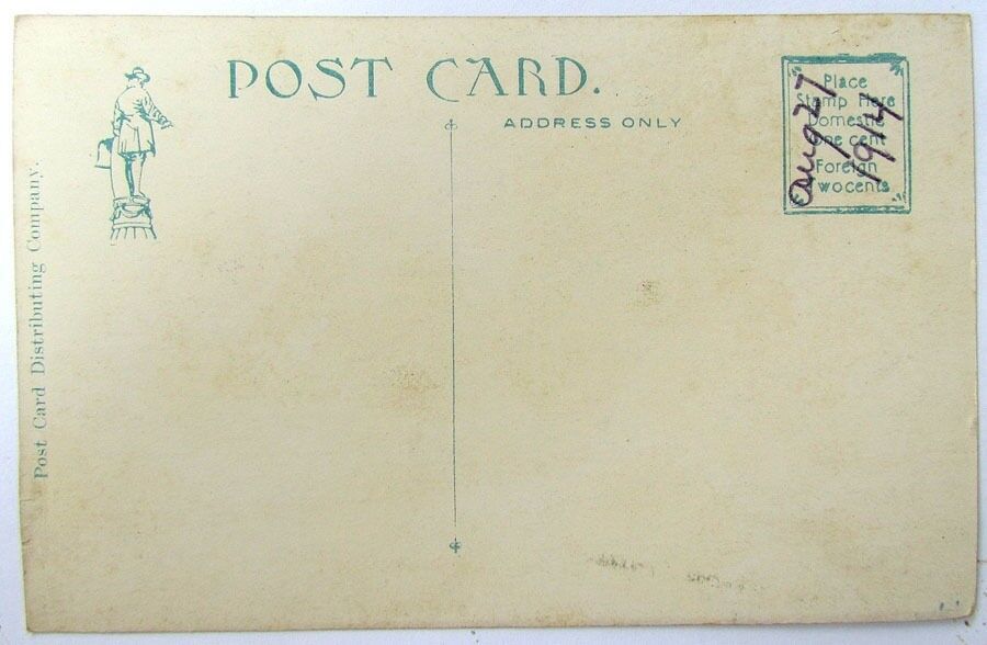 ANTIQUE POSTCARD - AUDITORIUM & CAMP MEETING GROUNDS OCEAN CITY N.J.