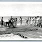 HAWAII HUKILAU NETS FISHERMEN VINTAGE REAL PHOTO POSTCARD RPPC