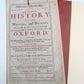 1721 HISTORY OF WRITERS & BISHOPS WHO HAD EDUCATION in OXFORD antique 2 FOLIOS