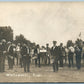 WHITEWATER KS MUSIC BAND ANTIQUE REAL PHOTO POSTCARD RPPC