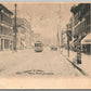 PLAINFIELD NJ WEST FRONT STREET FROM PARK AVENUE 1905 UNDIVIDED ANTIQUE POSTCARD