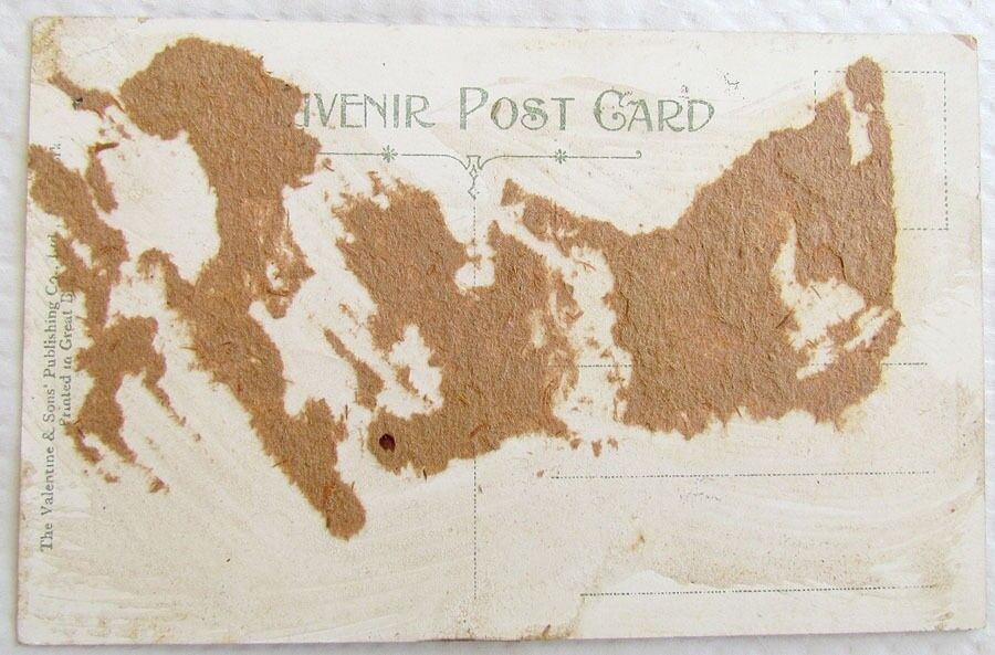 BAPTIST CHURCH RAHWAY N.J. ANTIQUE POSTCARD