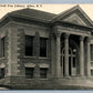 ALDEN NY EWELL FREE LIBRARY 1915 ANTIQUE POSTCARD