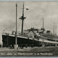 ms JOHAN VAN OLDENBARNEVELDT STEAMSHIP VINTAGE REAL PHOTO POSTCARD RPPC