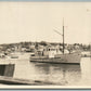 VINALHAVEN ME YACHTS VINTAGE REAL PHOTO POSTCARD RPPC