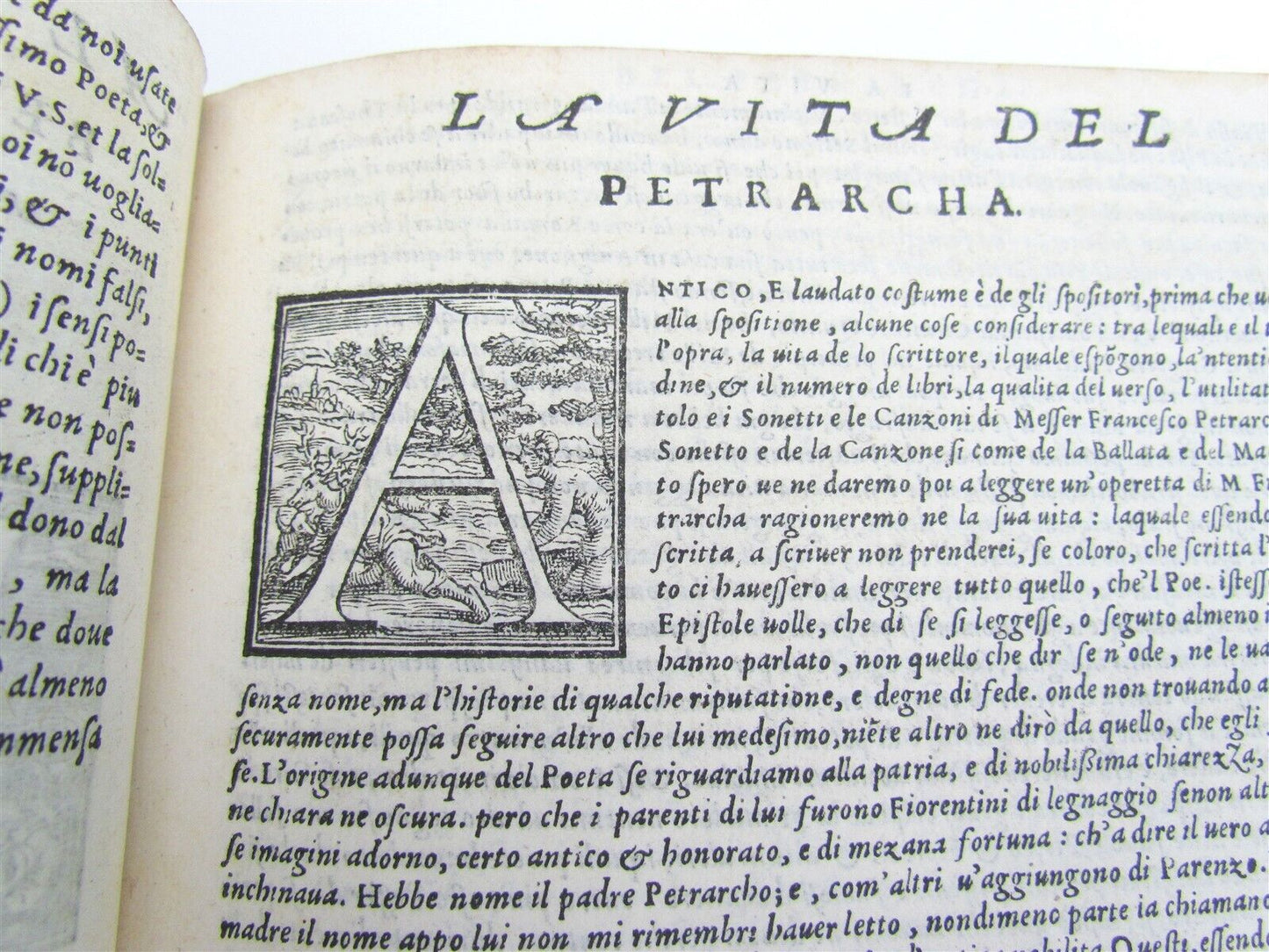 1553 I TRIONFI DEL PETRARCA ILLUSTRATED antique Francesco Petrarch