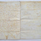 1645 MANUSCRIPT on VELLUM antique LAW DOCUMENT in FRENCH 10 leaves