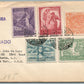 BRAZIL to USA 1948 VINTAGE COVER w/ STAMPS