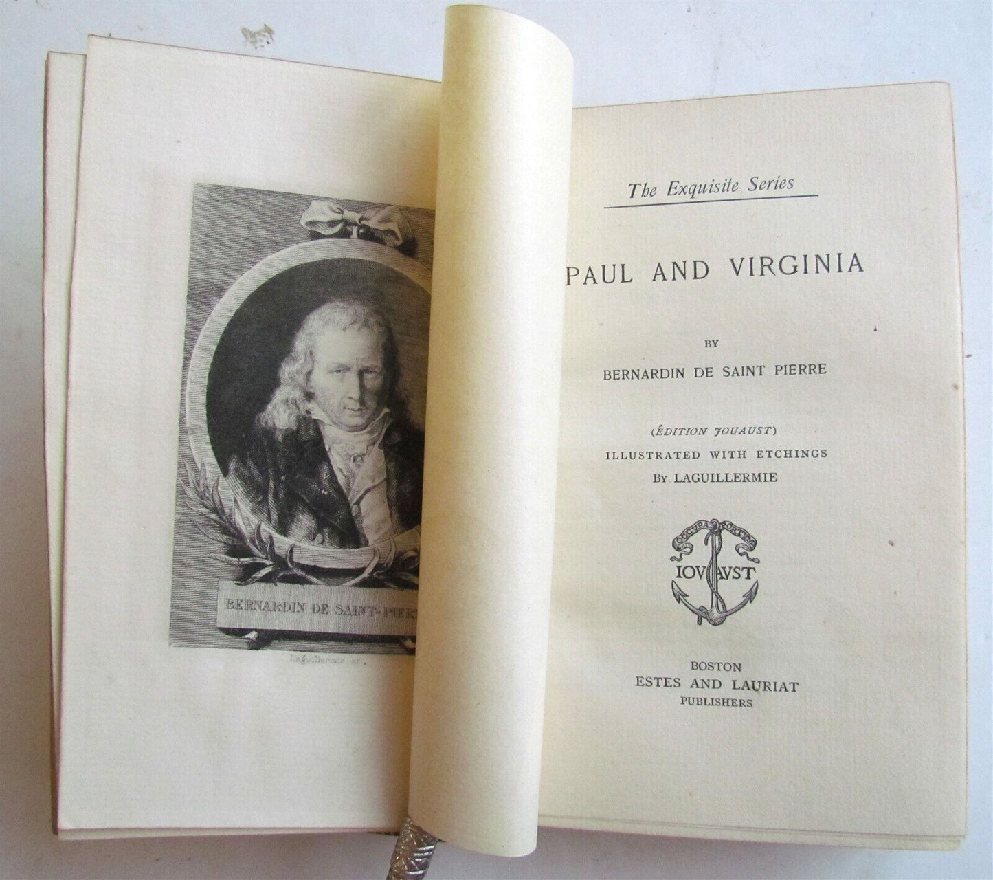 1880s PAUL & VIRGINIA B.PIERRE antique SIGNED BINDING NUMBERED LIMITED EDITION