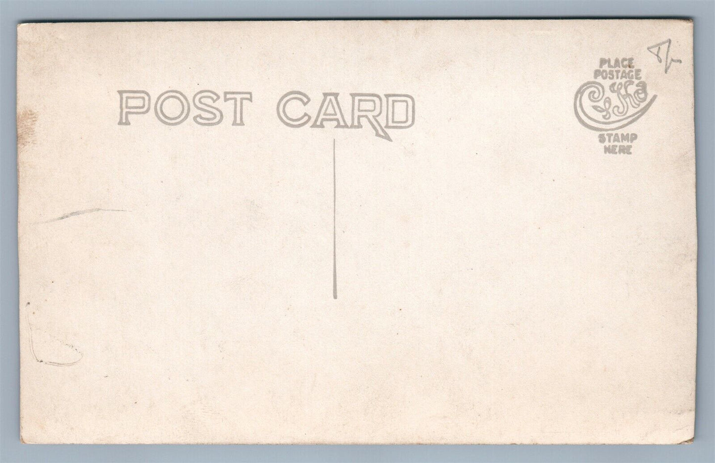 MILITARY ZEPPELIN DIRIGIBLE WWI ANTIQUE REAL PHOTO POSTCARD RPPC