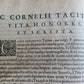 1607 TACITUS HISTORY antique VELLUM SPINE FOLIO