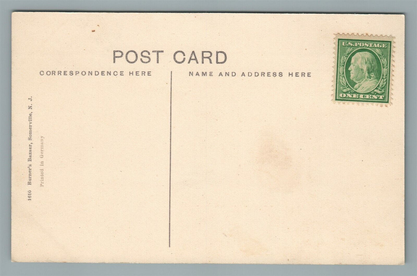SOMERVILLE NJ FARM SCENE VINTAGE POSTCARD