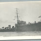 BRITISH MILITARY SHIP HMS KALE ANTIQUE REAL PHOTO POSTCARD RPPC