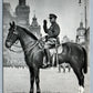 RUSSIAN MARSHAL VOROSHILOV on HORSE MOSCOW RED SQUARE 1970 VINTAGE POSTCARD
