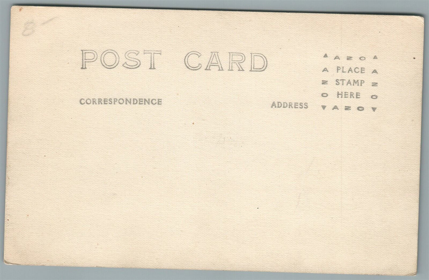 MILITARY UNIT MARCHING w/ AMERICAN FLAGS ANTIQUE REAL PHOTO POSTCARD RPPC