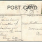 FRENCHTOWN NJ MILFORD ROAD 1907 ANTIQUE POSTCARD