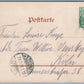 GRUSS AUS AACHEN GERMANY UNDIVIDED 1902 ANTIQUE POSTCARD