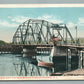 OCEANIC NJ DRAWBRIDGE ANTIQUE POSTCARD