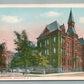 BROOKLYN NY GIRL'S HIGH SCHOOL ANTIQUE POSTCARD