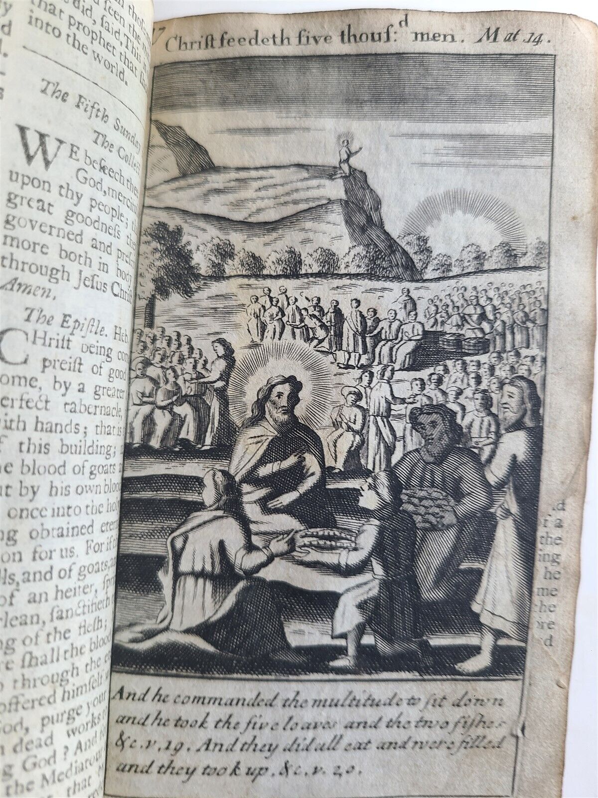 1705 BOOK OF COMMON PRAYER & PSALTER ENGLISH Oxford ANTIQUE ILLUSTRATED