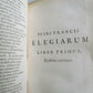 1682 LATIN POETRY COLLECTION by Petrus Francius PRIZED VELLUM BINDING ANTIQUE