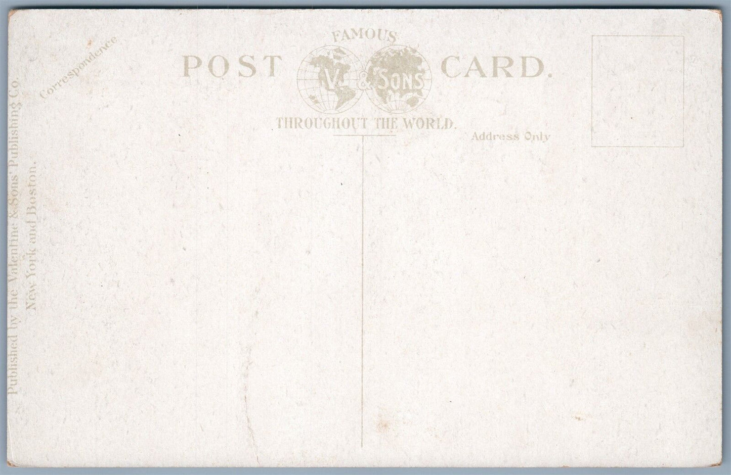 ITHACA NY TIOGA STREET ANTIQUE POSTCARD