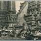 THAILAND BANGKOK WAT ARUN FANTASY IN BROKEN PORCELAIN ANTIQUE POSTCARD